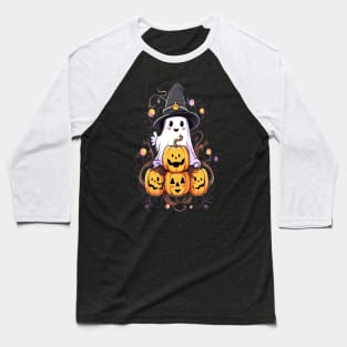 Boo Pumpkin Baseball T-Shirt